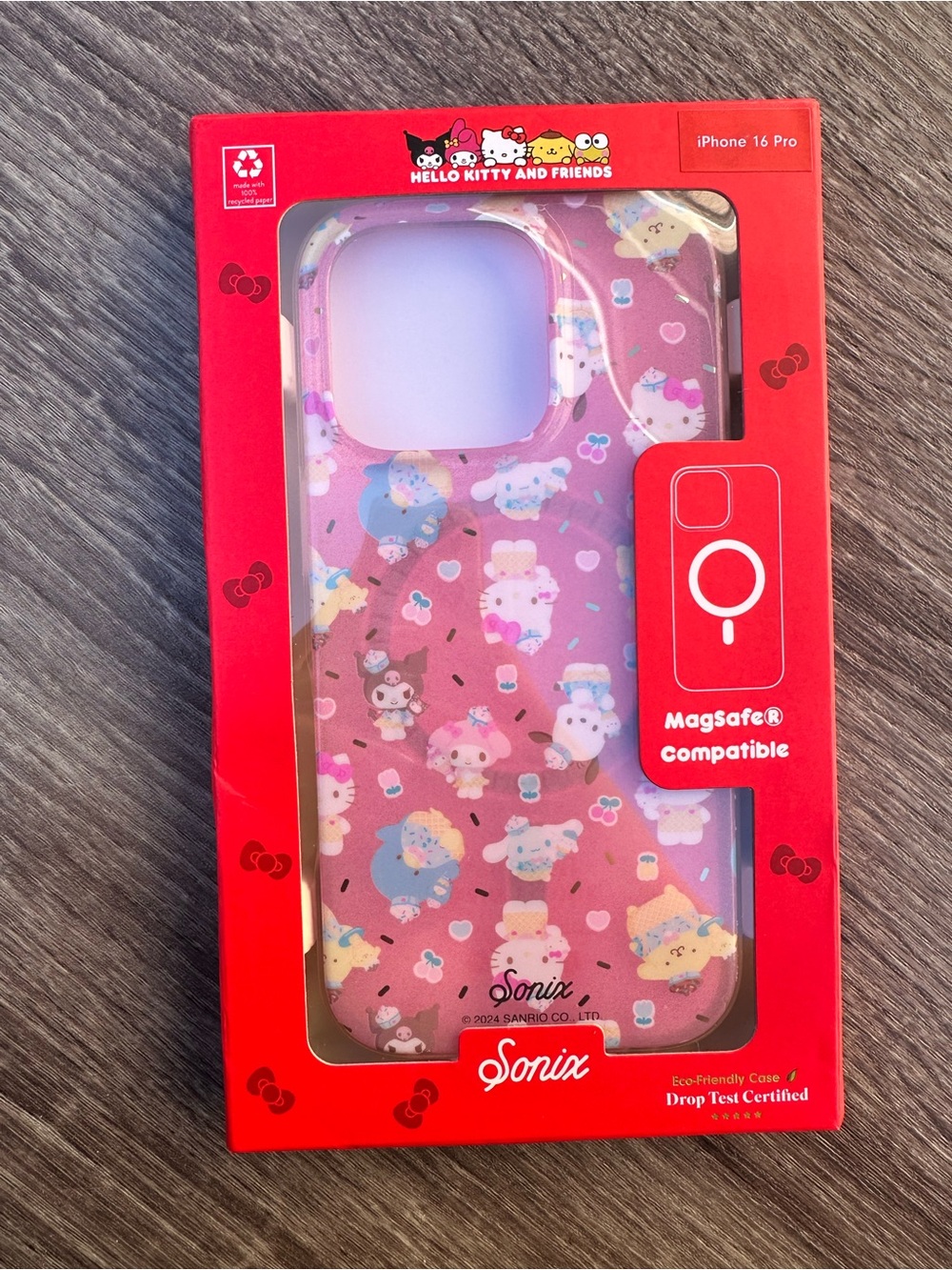 Sonix Hello Kitty & Friends Pink MagSafe iPhone 16 Pro Case